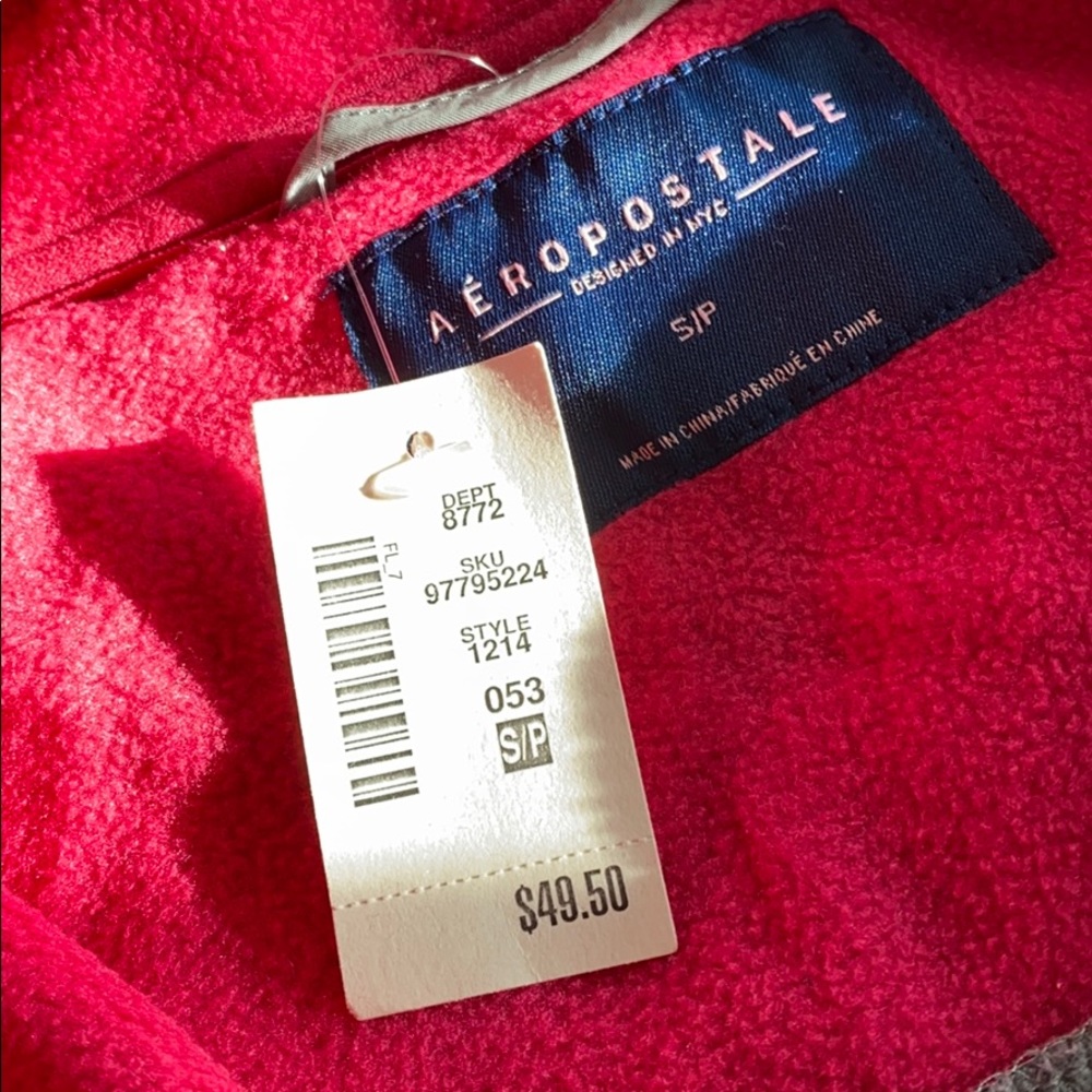 NEW Long sleeve fleece jacket, warm and cozy N - Picture 5 of 5